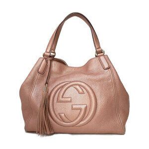 Gucci Soho shoulder bag Leather Tassel Interlocking GG